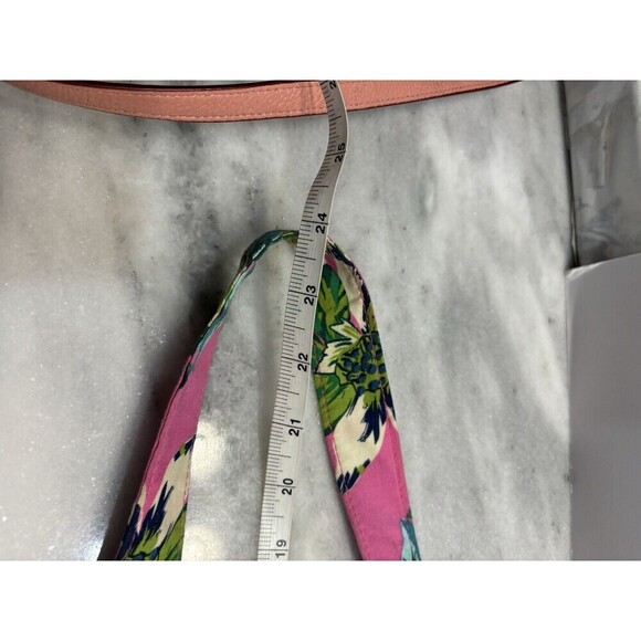 Vera Bradley Tropical Paradise Hipster Crossbody Bag Purse Pink Green Floral - Picture 7 of 7